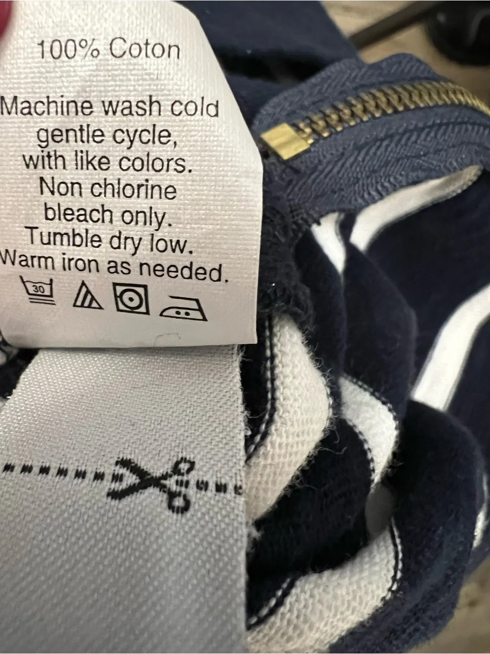 J. Crew Navy & white stripes dress with anchor Detail 100% cotton sz XXS likenew